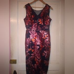 Enfocus navy floral dress